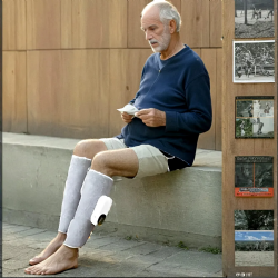 מומלץ !גרב עיסוי וחימום לשיפור מחזור הדם והרפיית השריר 140 שח