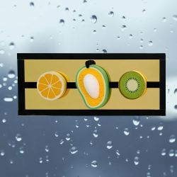 בלי טובות, מראה מתלה עם שלושה ספוגי רחצה 55 שח